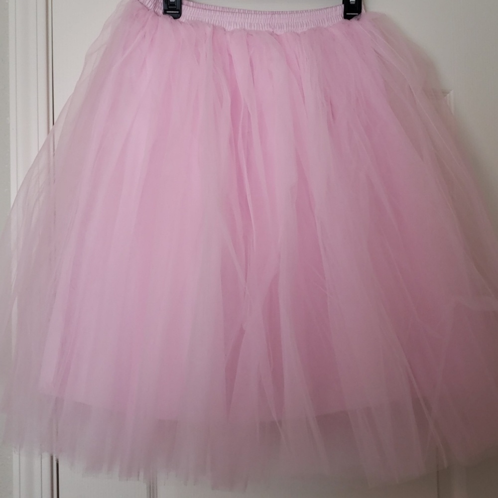 Tulle light pink skirt